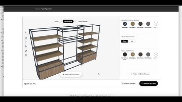 Roomle 3D & AR Configurator: Visplay Shopfitting Shelf Configurator & lead generation