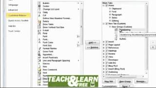 Exploring Your Word 2010 Environment