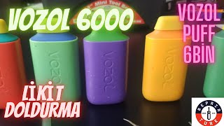 VOZOL Puff 6000 Elektronik Sigara - Likit Doldurma