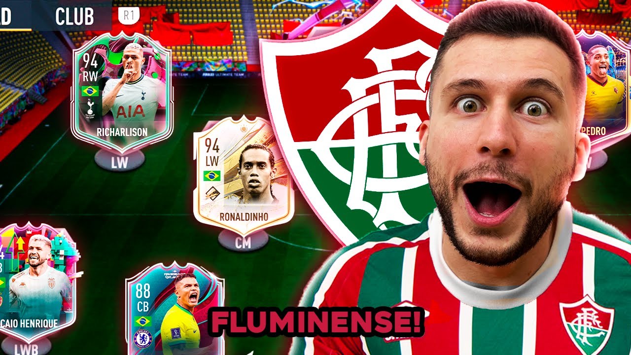 MONTEI O MELHOR TIME DO FLUMINENSE NO FIFA! & JOGUEI O FUT CHAMPIONS! FIFA 23 - ULTIMATE TEAM