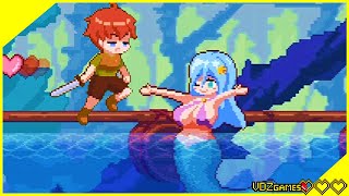 Super Mamono Sisters - Mermaid Boss Battle