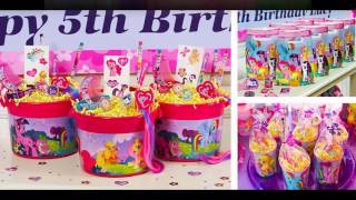 My little pony party themed decorating ideas