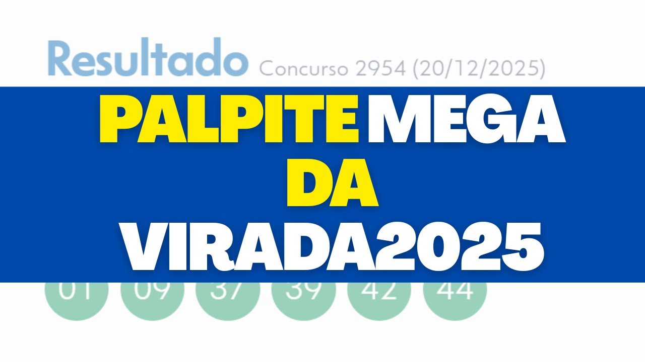 PALPITE DA MEGA DA VIRADA 2955 | A NUMEROLOGIA QUE POUCOS EXPLICAM