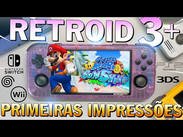 Retroid Pocket 3+ running Switch, Wii, 3DS and PS2! BEST HANDBAG