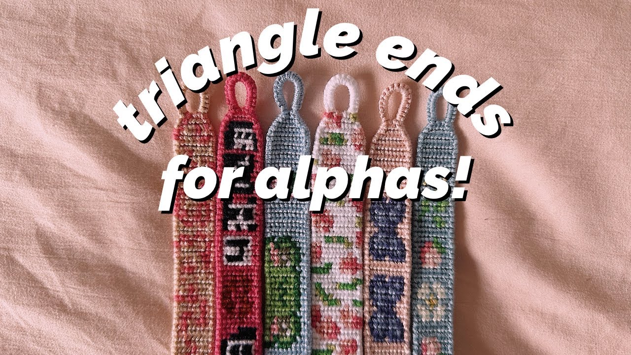 HOW TO: triangle ends for alpha bracelets! ♡