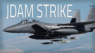 DCS F15E FIRST JDAM STRIKE