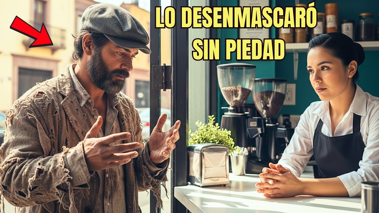 Millonario vivió como mendigo para probar el amor… la mesera lo desenmascaró sin piedad.
