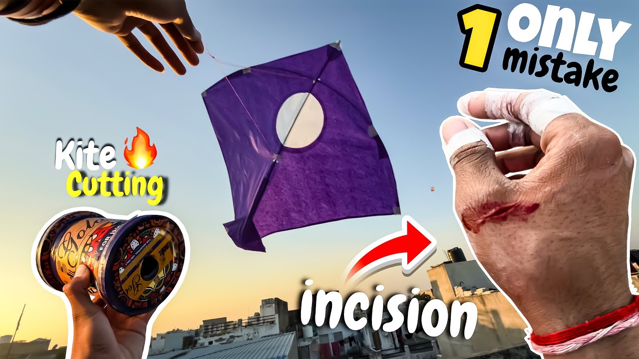 Mono Gold Mnajha Testing 🔥| kite Cutting with trick | kite vlog | onle 1 Mistake 😱incision 