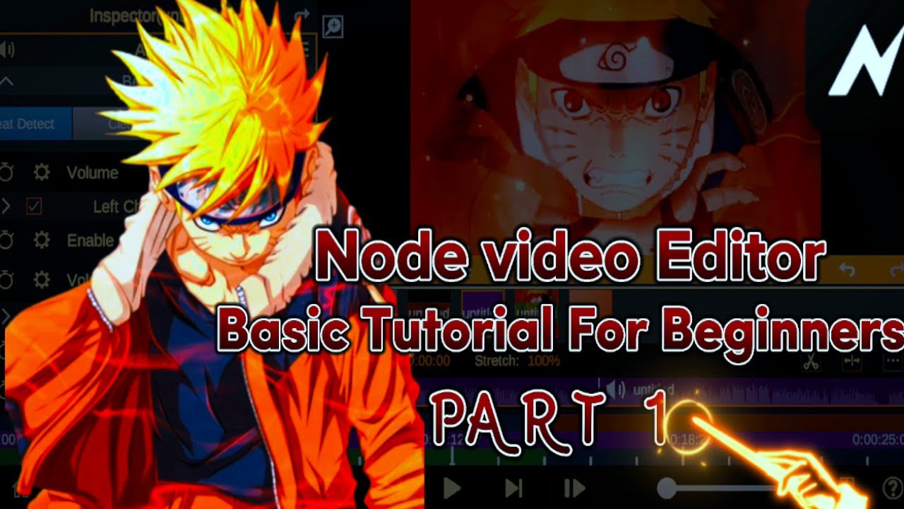 how to use node video editor - YouTube