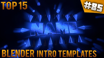 TOP 15 Blender intro templates #85 (Free download)