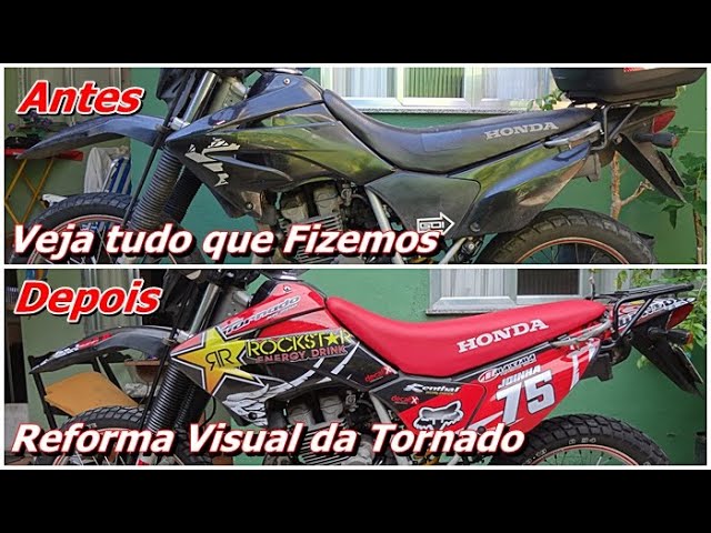 adesivos para moto de trilha tornado