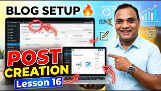 Website Design Course Lesson 16 | SEO Blog & Post Setup in WordPress (Hindi)