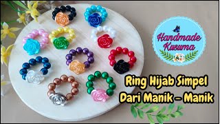 Ring Hijab Simpel Dari Manik Manik