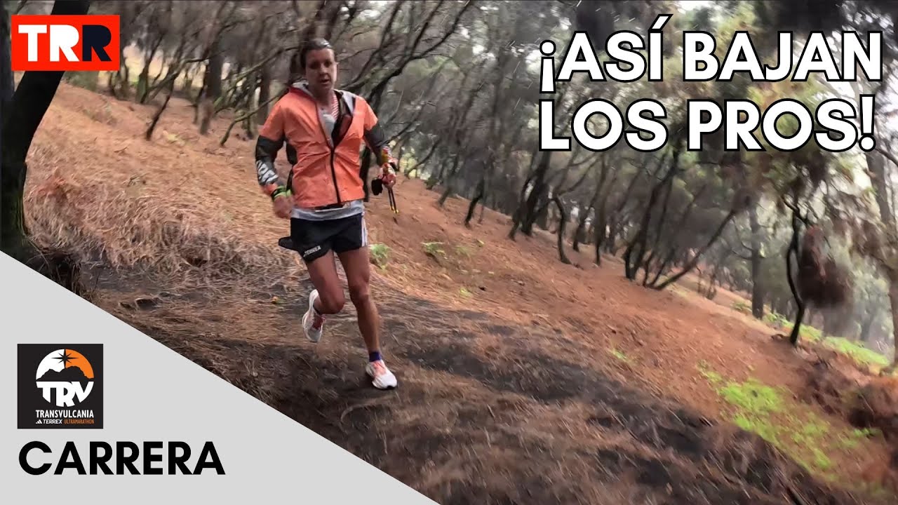 ¡Así bajan los "PROS"! | Avituallamiento El Pilar km.25 | Transvulcania 2025