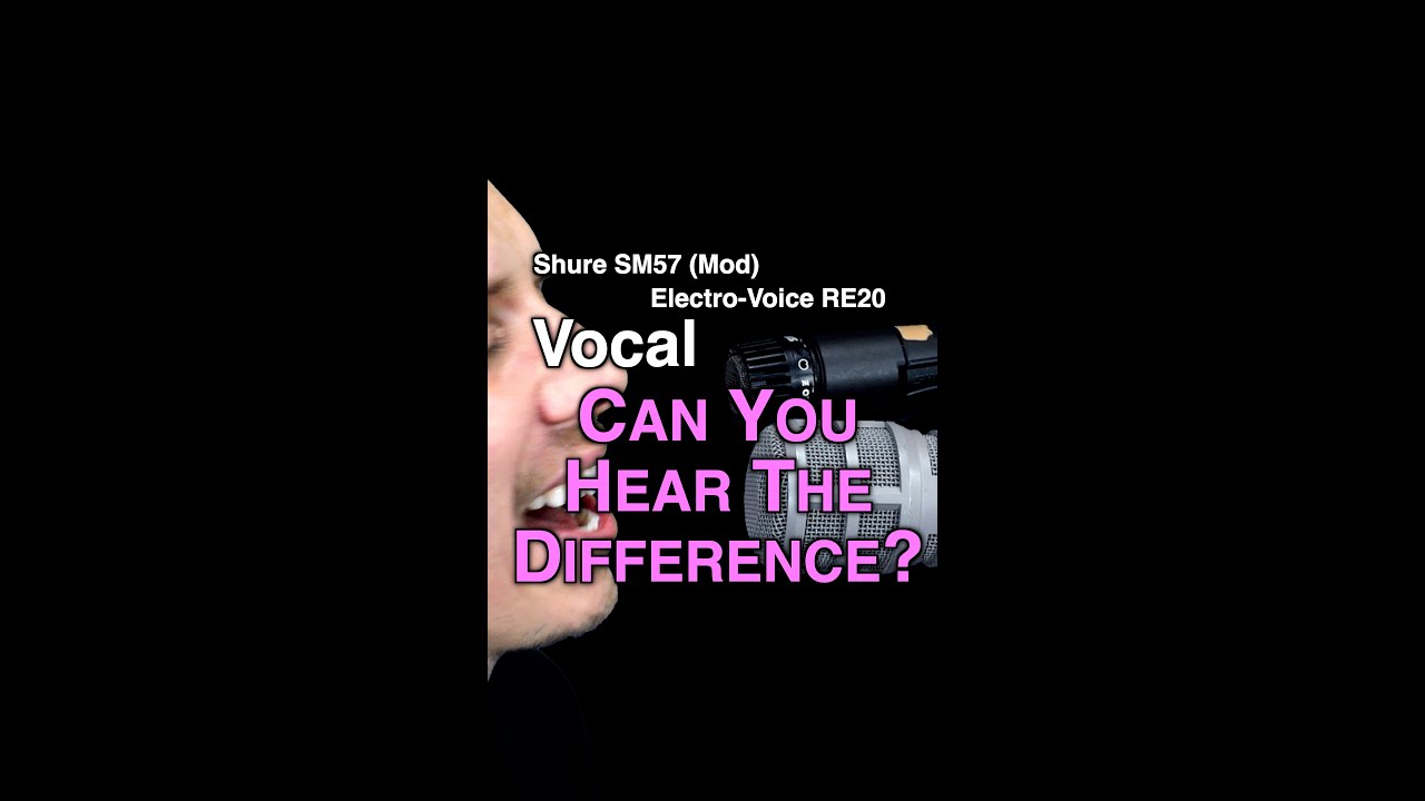 🎤 Can You Hear The Difference? Vocals – Modded Shure SM57 vs. Electro-Voice RE20 🎶🔥