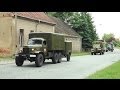 Militärfahrzeugtreffen 2014 Ausfahrt Garnisonschau Jüterbog ЗИЛ157  Tatra-813 Tatra-148 Zil-131 NVA