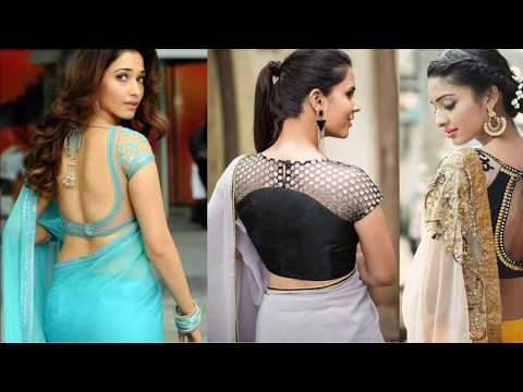 new-saree-blouse-designs-2019-|-new-blouse-images-|-simple-back-neck-blouse-designs-2019-|-tf