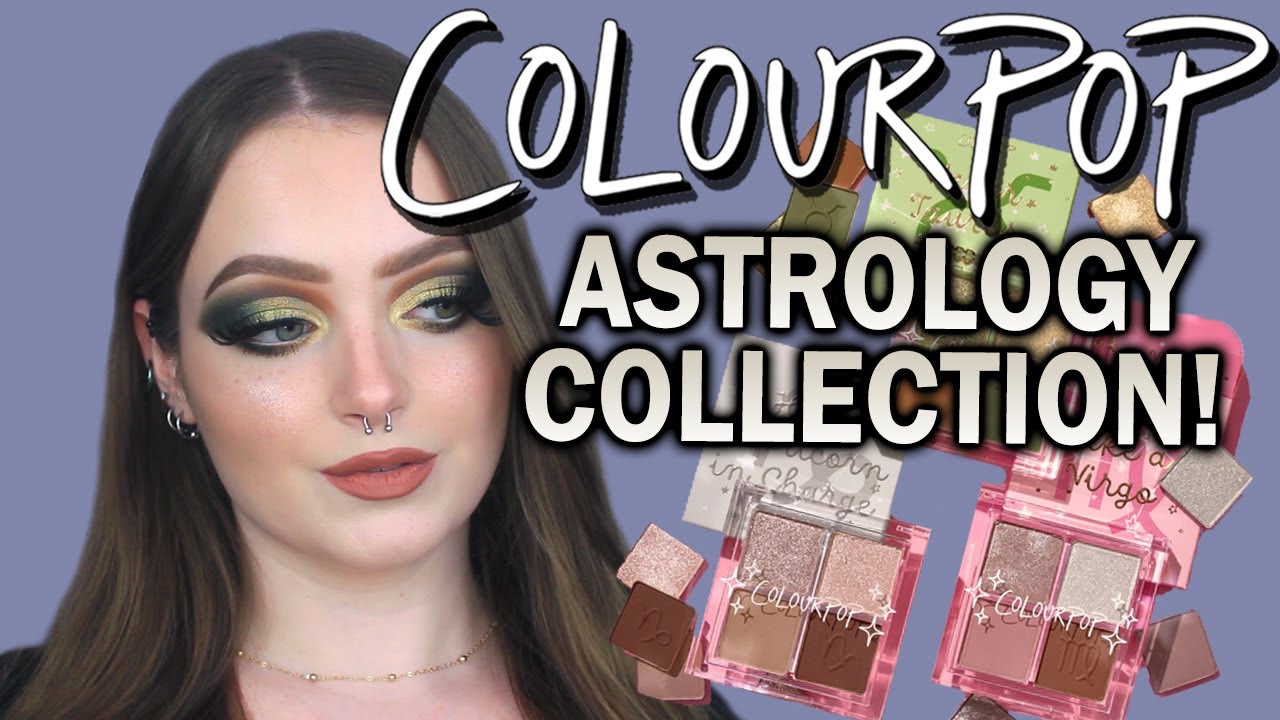 COLOURPOP ASTROLOGY COLLECTION NEVER TAURUS APART REVIEW AND TUTORIAL