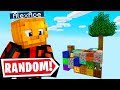 Minecraft SKYBLOCK BUT EVERY BLOCK IS RANDOM..