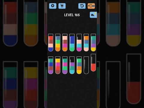 Water Color Sort Level 165 Walkthrough Solution iOS/Android