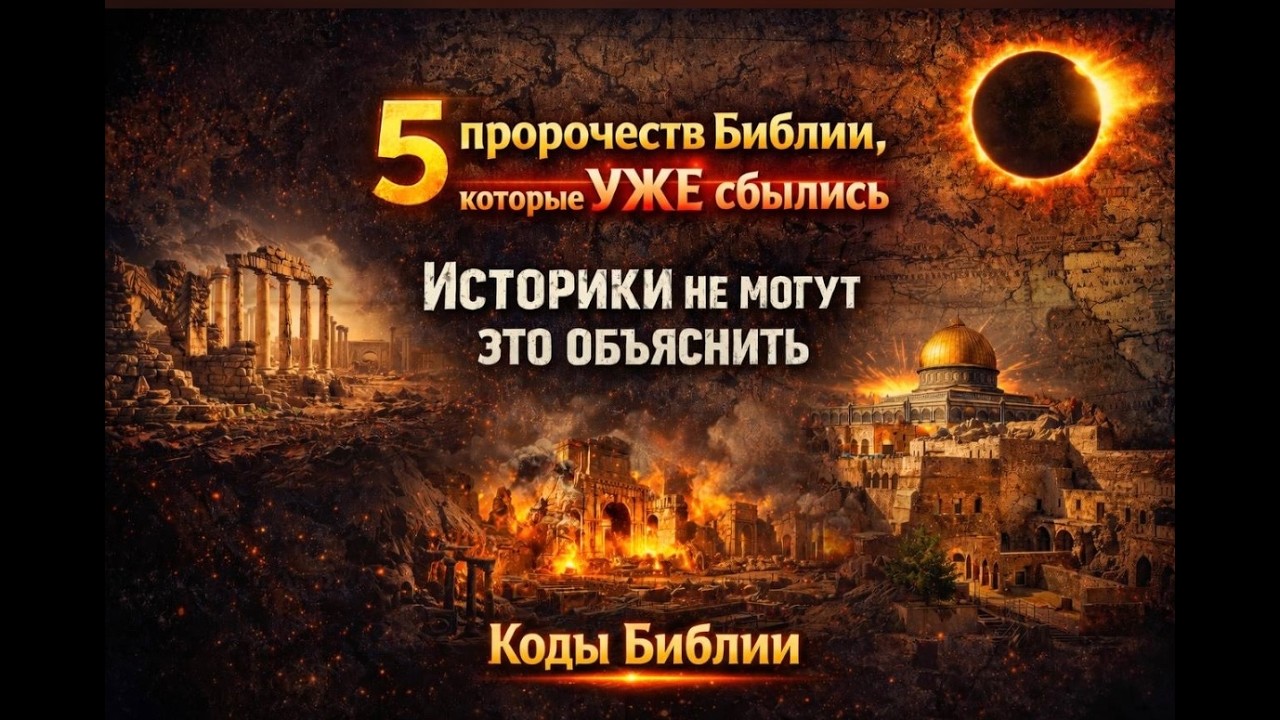 5 пророчеств Библии, которые УЖЕ сбылись | Историки не могут это объяснить
