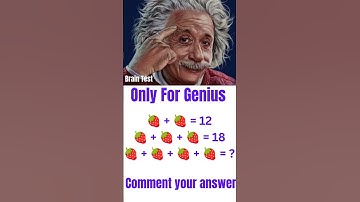 Only for genius #iqtest