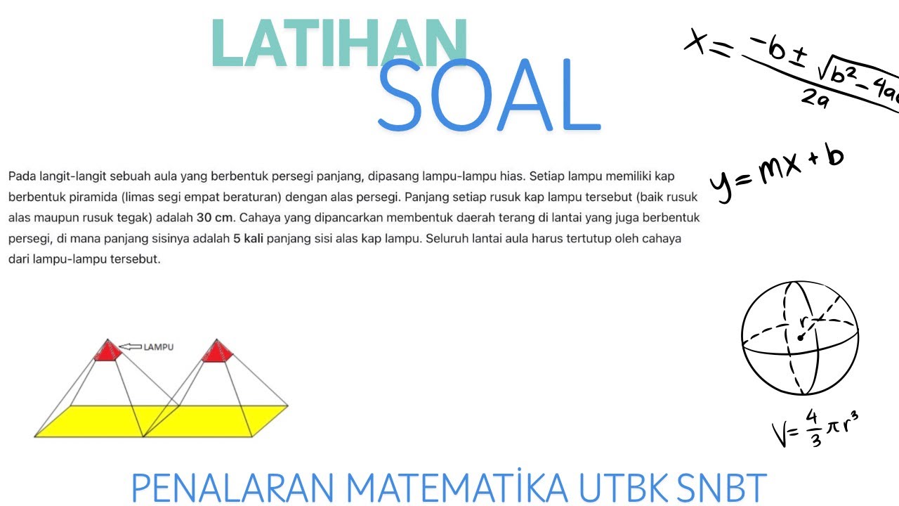 Aplikasi Bangun Ruang, Penalaran Matematika UTBK SNBT