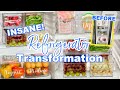 INSANE REFRIGERATOR TRANSFORMATION | FRIDGE ORGANIZATION | HOW TO ORGANIZE YOUR REFRIGERATOR 2021