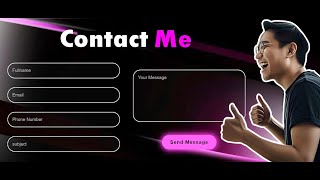 Create a Simple Contact Form Using HTML and CSS in Minutes | Contact Form Using #html & #css
