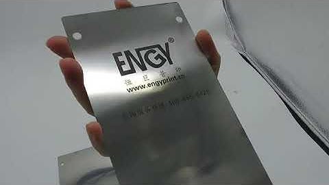 High Quality Thin Pad Printing Photosensitive Steel Plate For Pad Printing Machine