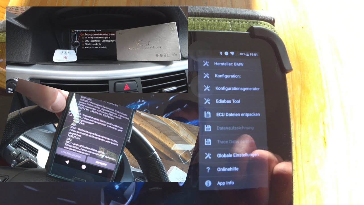 BMW E92 N55 Handy Tiefendiagnose mit DEEP OBD für Bmw und VAG ...