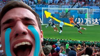 Argentina vs Francia 34 REACCIONES DE UN HINCHA EN RUSIA MUNDIAL 2018
