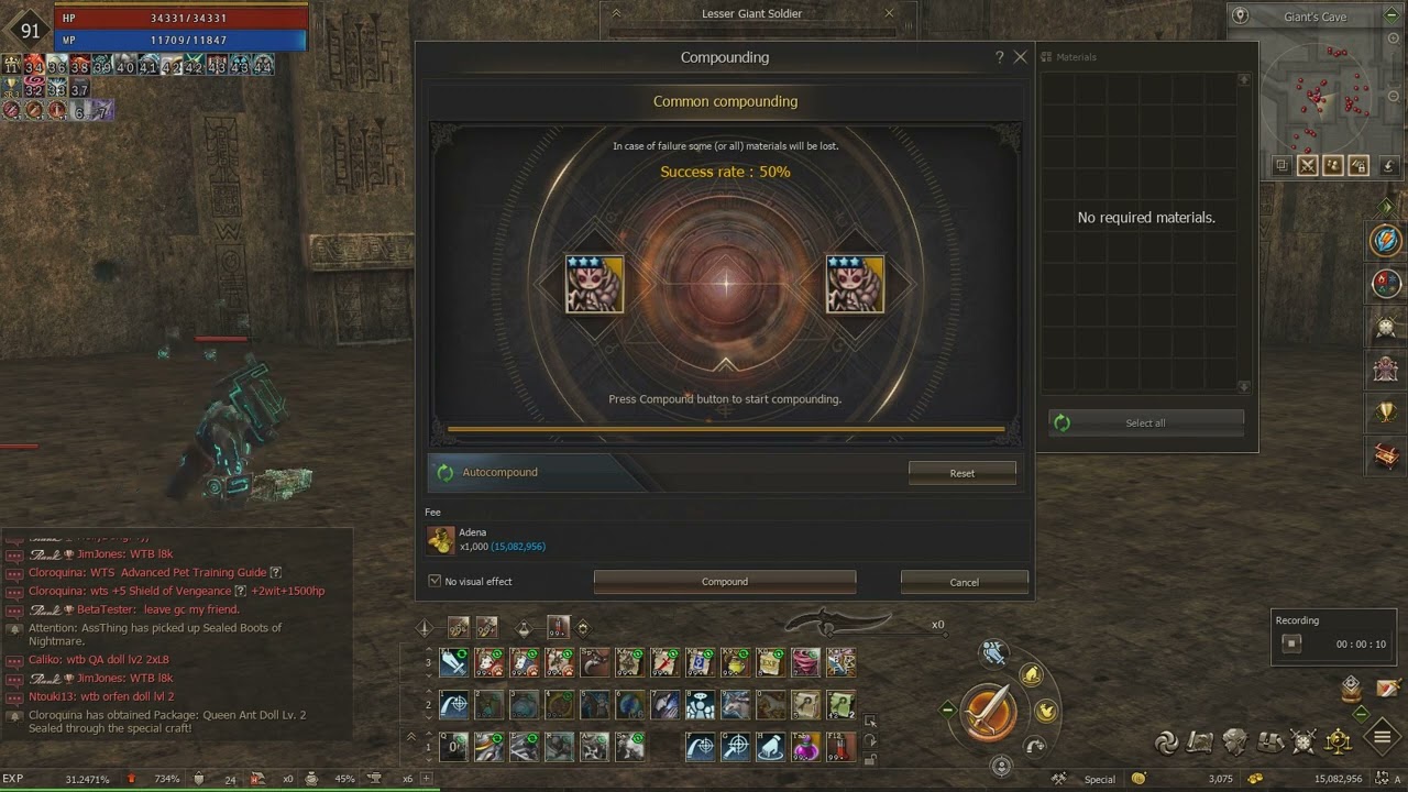 Lineage II Essence - Maroon - Qa doll 4 try