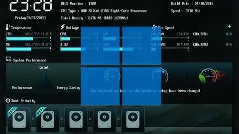 Windows Bios Setting (Boot Setting For installation from Removal Media And DVD & Network)