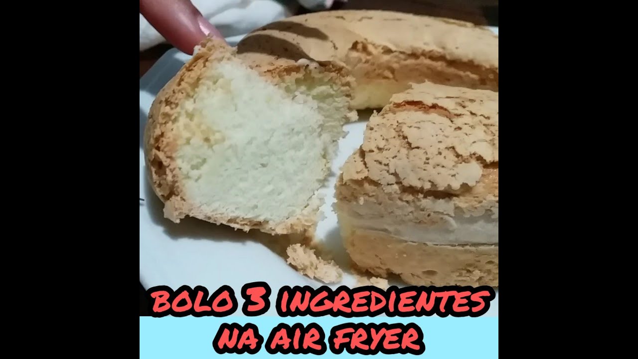 Receitas da AirFryer Fritadeira Sem Óleo - Bolo Pão de Ló 2 ovos grandes 1  xícara de açúcar 1 xícara de farinha bem cheia 1/2 xícara de leite 1 colher  de sopa