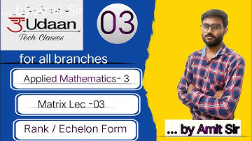 Applied mathematics 3rd semester diploma/Applied mathematics 3rd Matrix/ diploma matrix rank/echelon
