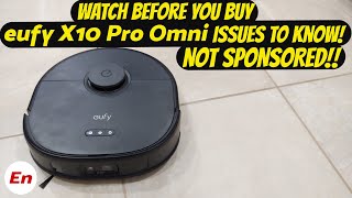 eufy X10 Pro Omni ISSUES To Know Before you Buy; 30 Days Later Review!