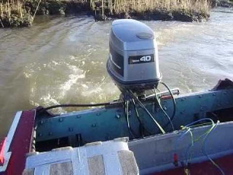 yamaha 40hp 1990 2-stroke - YouTube