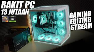 Rakit PC 13 Jutaan Buat Gaming Ultra! Konten kreator Ngedit streaming  | FT. GAMEMAX C56