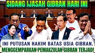 SIDANG GUGATAN IJASAH GIBRAN HARI INI, MENGGELEGAR DI TELINGA JOKOWI ⁉️