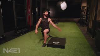 Half Kneeling Med Ball Slams