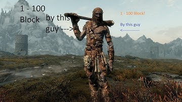 Skyrim guide: Fastest way for 1-100 block