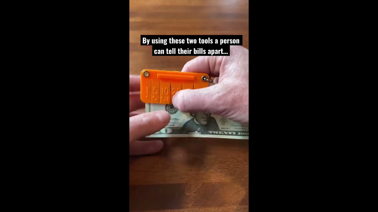 Making Money Accessible For The Blind Tech Braille Tool