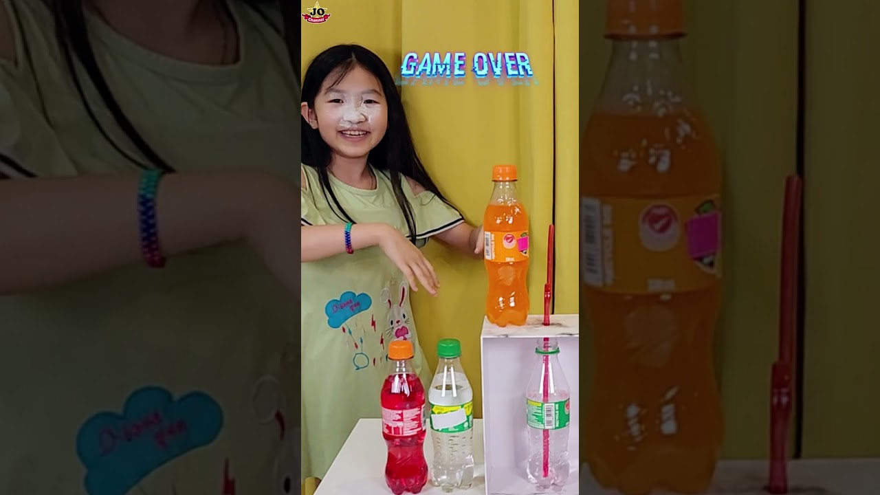 猜猜飲料遊戲?答錯拍粉撲~Soft Drinks Challenge!So Much Fun~ 縮圖