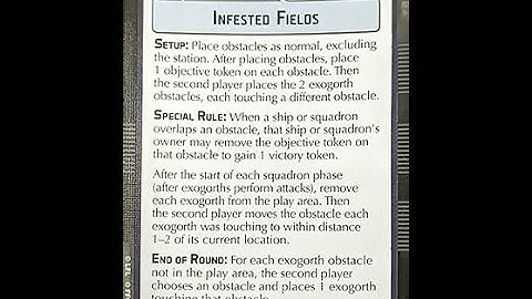 How-to play Objective "Infested Fields" - Star Wars Armada Explained (SWAE)