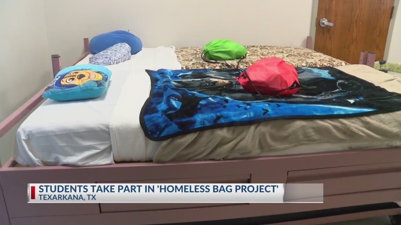 Texarkana students take part in "Homeless Bag Project"