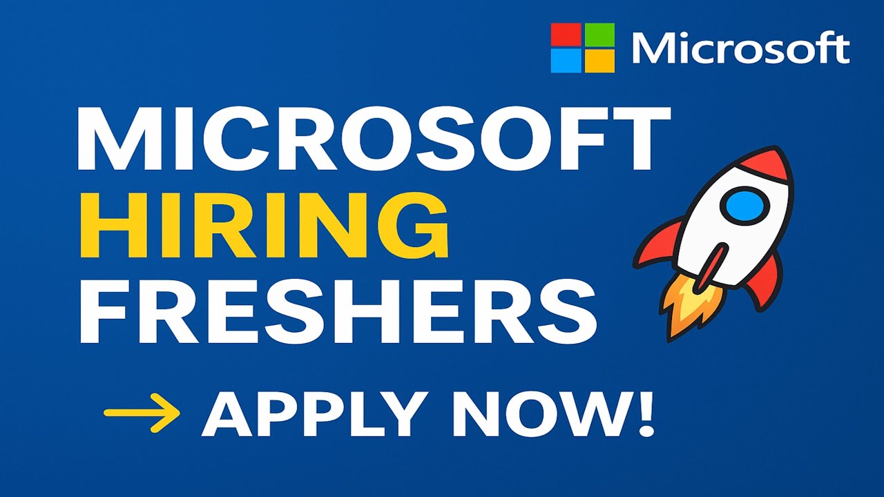 💼 Microsoft Hiring Freshers! | 2025 Job Openings | Apply Now for ...