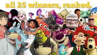 Ranking EVERY Best Animated Feature Winner