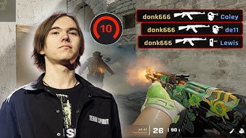 donk Became Active on FACEIT Again | 4400 ELO