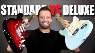 SQUIER STANDARD vs SQUIER DELUXE - Guitar Tone Comparison!